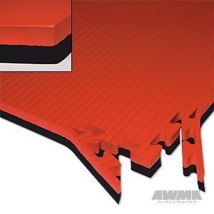  Arts Jigsaw Mat MMA Wrestling Equipment Gear Mat Black Red