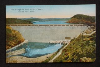 1910s Elephant Butte Dam on Rio Grande Truth or Consequences Sierra Co