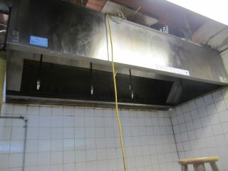  Stainless Steel Type 1 Restaurant Grease Exhaust Hood w Lights