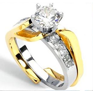 00 Ct Round Cut Natural Diamond Engagement Wedding Ring Band Set 14k