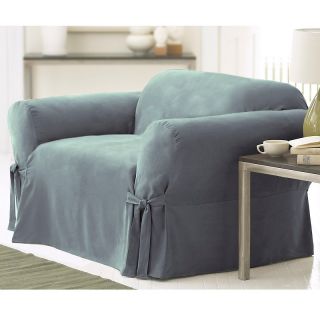 299 154 sure fit sure fit soft faux suede chair slipcover rating be