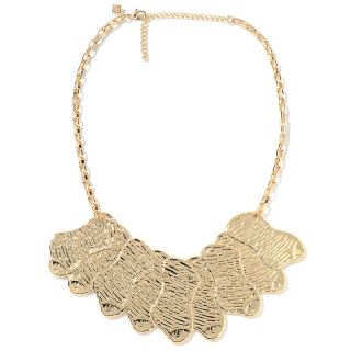  goldtone textured feather 19 drop necklace rating 4 $ 14 97 s h $ 1 99