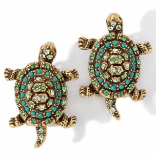 heidi daus rockin turtle crystal accented earrings d 201106142214483