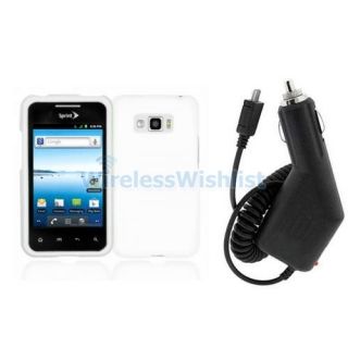  Case Cover Car Charger Accessory for LG Optimus Elite Phone