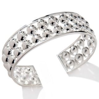 106 1692 sterling silver beaded 7 cuff bracelet rating 2 $ 79 90 free