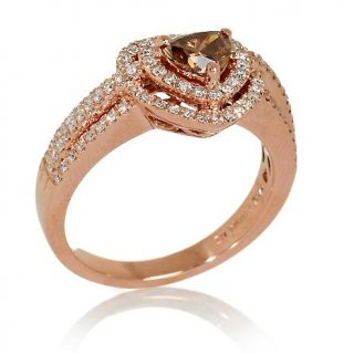Jewelry Rings Gemstone Rarities 14K Rose Gold 1.02ct Champagne