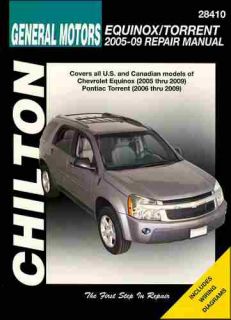 Chevy Equinox Pontiac Torrent SUV Repair Shop Manual 2005 2006 2007
