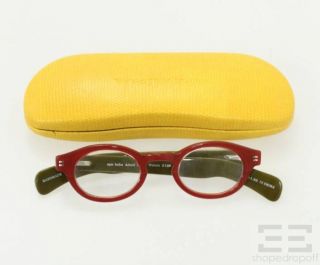 Eyebobs Red & Green Round Frame Adult Super Vision Eyeglasses 2126