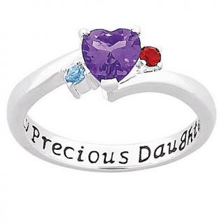 106 9776 my precious daughter sterling silver birthstone ring note