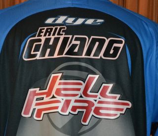 Dye Eric Chiang Hellfire Blue Black Athletic Paintball Gateway Jersey
