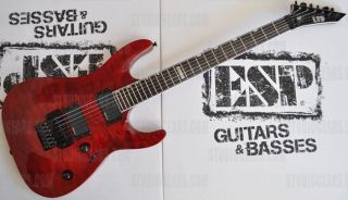 ESP LTD MH 301FR Electric Guitar In See Through Black Cherry