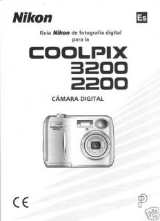 Nikon Coolpix 3200 2200 User Manual Spanish Espanol