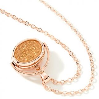 Colleen Lopez Drusy Flip Pendant Watch with 28 Chain
