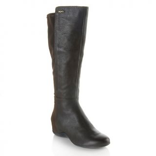 DKNY Active Active Paulina Hidden Wedge Leather Stretch Boot