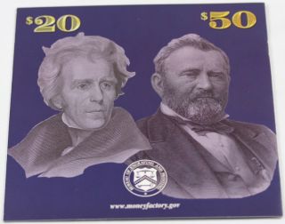 Series 2004 Matching $20 $50 Chicago Evolutions Note Set Low Serials