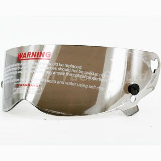   Face Mask Anti fog Mirror Silver Chrome Lens for Full Face Helmet