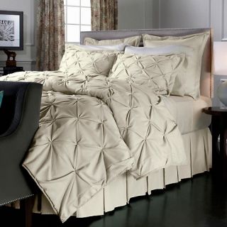 131 889 vern yip home vern yip home smocked faux linen comforter set
