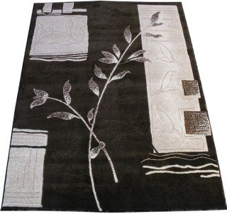 Falling Leaves Woven 6x8 Area Rug Sage Green Brand New