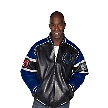 59 95 nfl suede jacket with contrast lining colts $ 49 95 $ 129 95