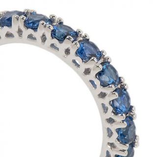 Jean Dousset Absolute Round Eternity Band Ring   Created Sapphire at