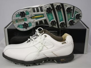 Mens Etonic Golf Shoes Difference 3Z Size 8 White/Tan D3000 9 NEW