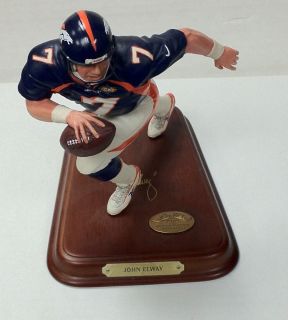 John Elway Danbury Mint Figurine Denver Broncos
