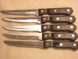 12 pc farberware cutlery w steak knives wood block