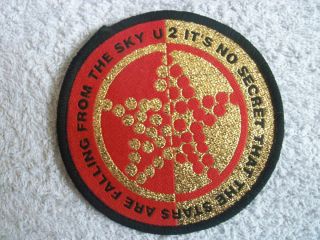  ITS NO SECRET THAT THE STARS ARE FALLING ECT VINTAGE PATCH INDIE ROCK