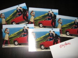 Eva Mendes Collectors Postcard Set With Mini Car Artwork 2011