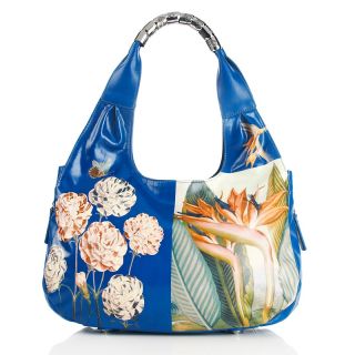 156 994 sharif artisan smooth digital print leather hobo rating 19 $