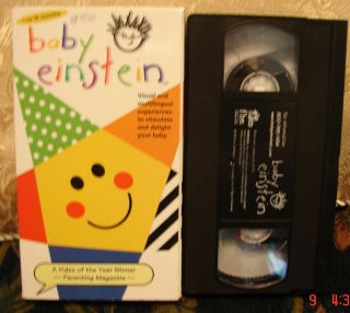 Baby Einstein LANGUAGE NURSERY Educational 0 3 Years Vhs VGC Video