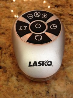 LASKO FAN REMOTE CONTROL SILVER BLACK WORKS WITH BATTERY COVER