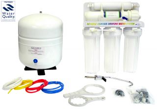 Stage Reverse Osmosis Water Filter Purifier w Pump