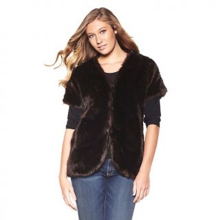 179 324 a by adrienne landau faux mink fur chic vest rating 21 $ 49 95