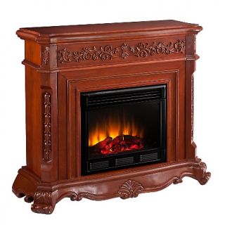 Darien Gel Fuel Fireplace   Classic Mahogany