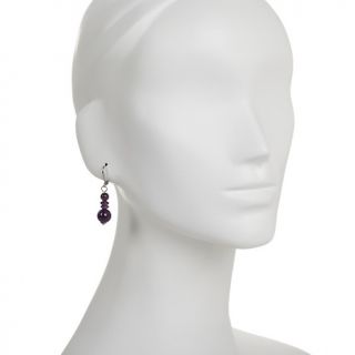 Gem Essence™ Gemstone Bead Stainless Steel Drop Earrings