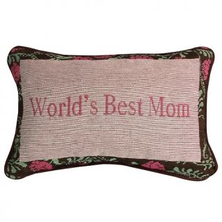 182 008 world s best mom 12 1 2 x 8 1 2 decorative pillow rating be