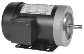 Electric Motor 1 2 HP 3 Phase 1800 RPM TEFC 56C Frame