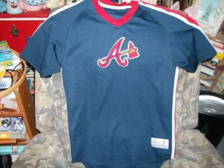 Atlanta Braves Pullover Shirt Size Medium Small