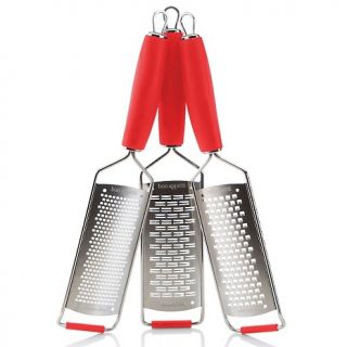 186 404 bon appetit set of 3 stainless steel kitchen graters note