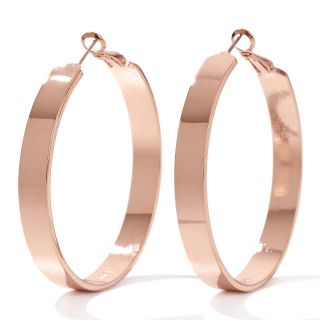 177 783 r j graziano r j graziano smooth polished hoop earrings rating