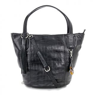 203 536 barr barr croco embossed soft leather tote rating be the first