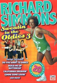  SIMMONS SWEATIN TO THE OLDIES DVD VOL 3 NEW AEROBIC EXERCISE WORKOUT