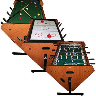  in 1 Rotating Game Table Pool Air Hockey Foosball 15 3003