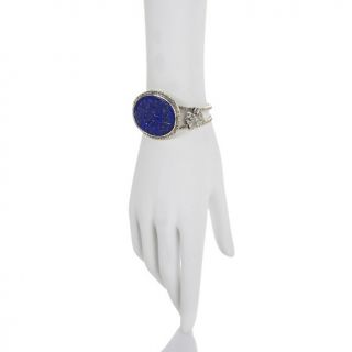 Statements by Amy Kahn Russell Blue Bird Carved Lapis Sterling Silv