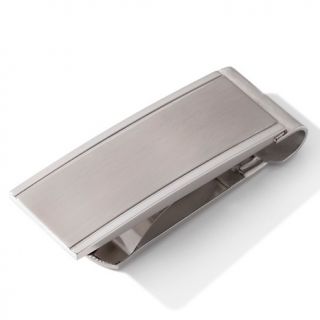 184 431 men s brushed center stainless steel money clip rating be the