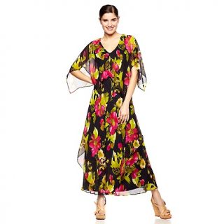 210 707 vicky tiel long printed caftan style dress rating be the first