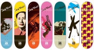Alien Workshop Andy Warhol 1 Skateboard Deck Set of 7