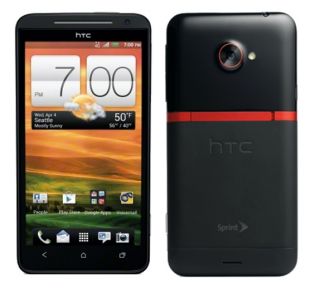 Brand New Sprint HTC EVO LTE 4G Android Smart Phone 16GB Black   Clean