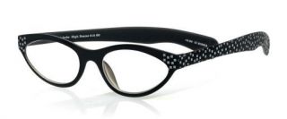 New EYE BOBS HIGH BEAM Cat Eye Readers EyeGlasses Matte Black Frame 2